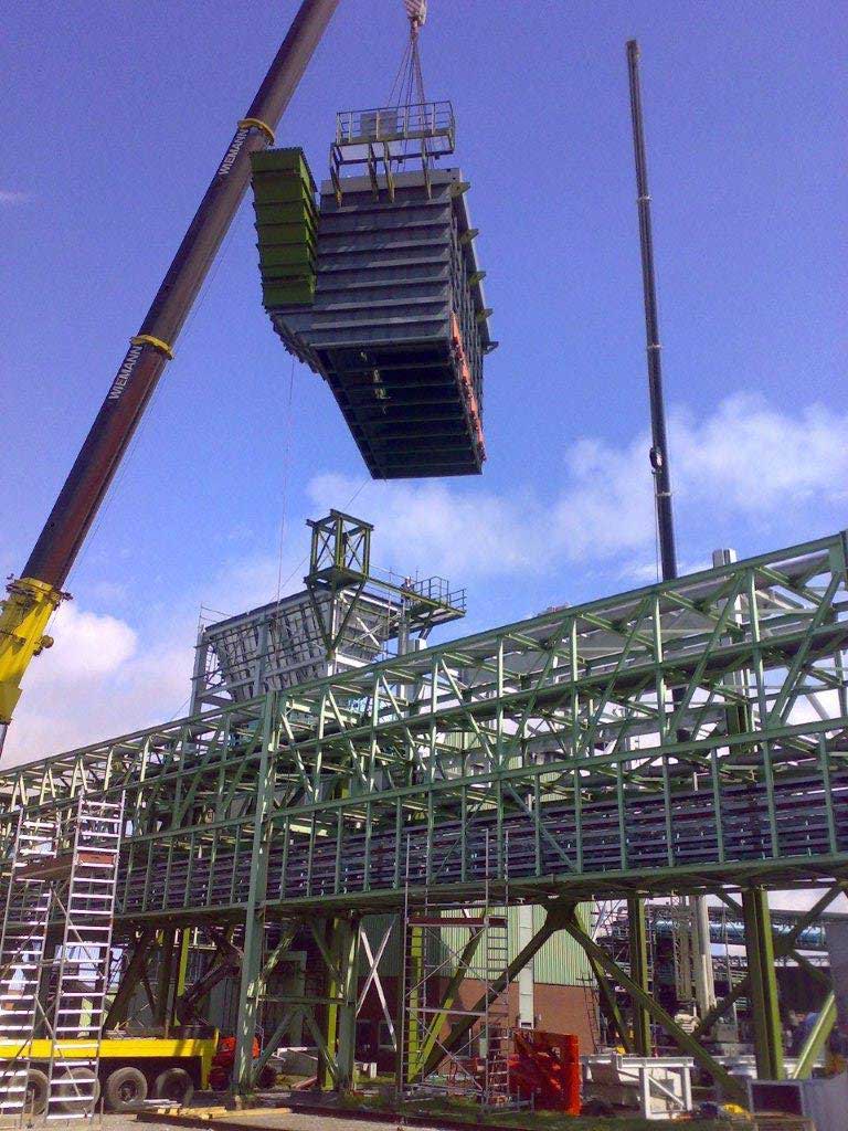 Montage Entstaubungsanlage TKS Schwelgern 2008